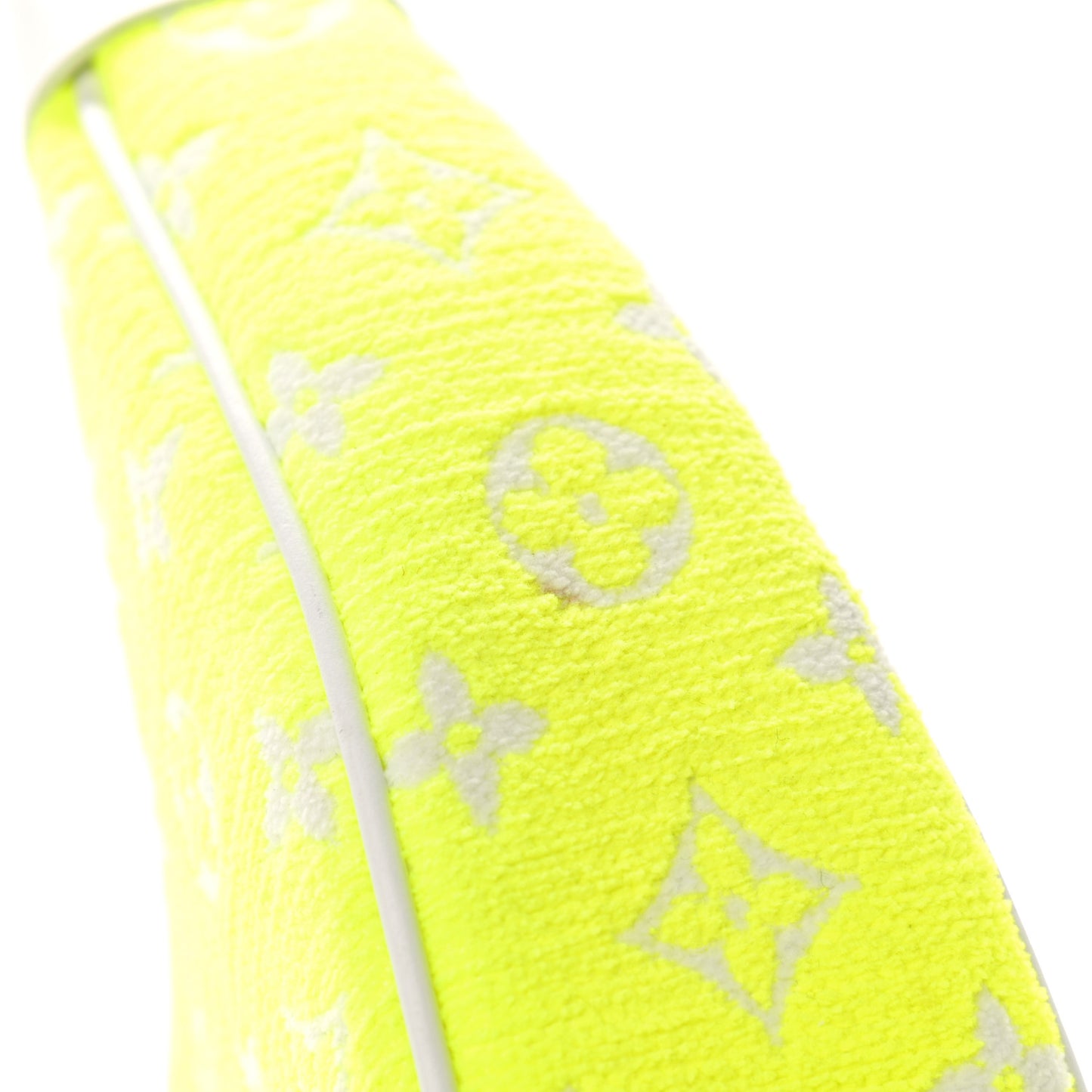 Monogram Jacquard Velvet Loop Yellow