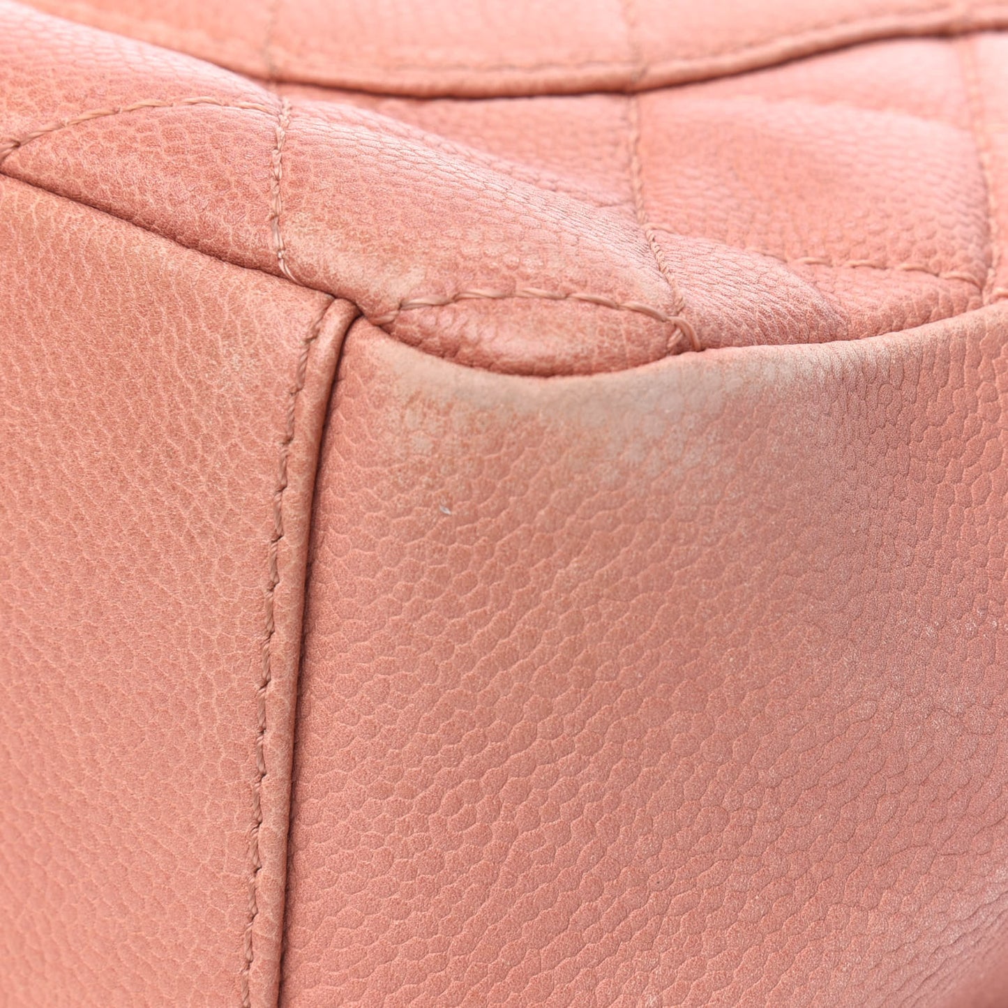 Caviar Quilted Petit Shopping Tote PST Pink