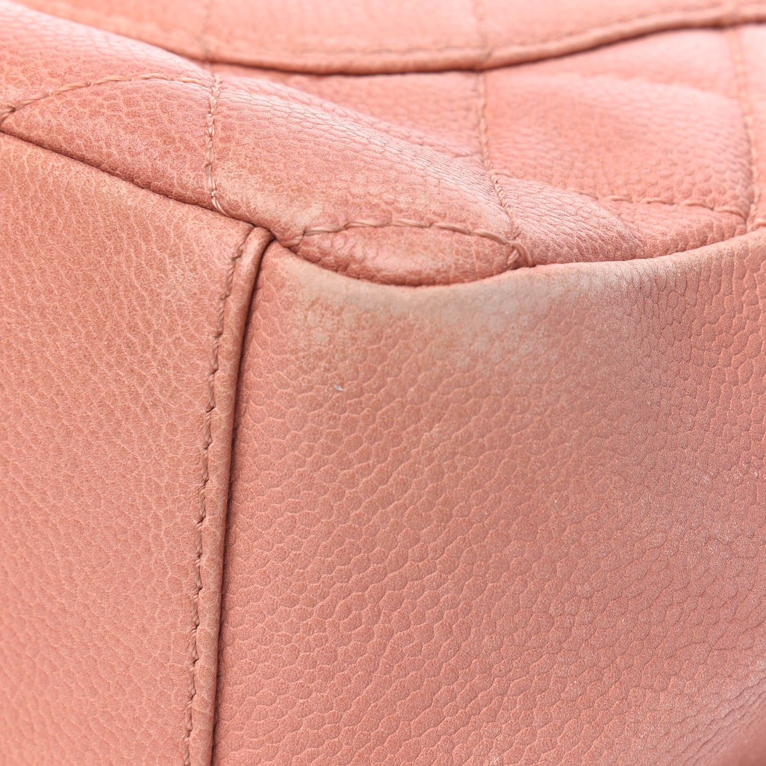 Chanel Caviar Quilted Petit Shopping Tote PST Pink 12 of 22