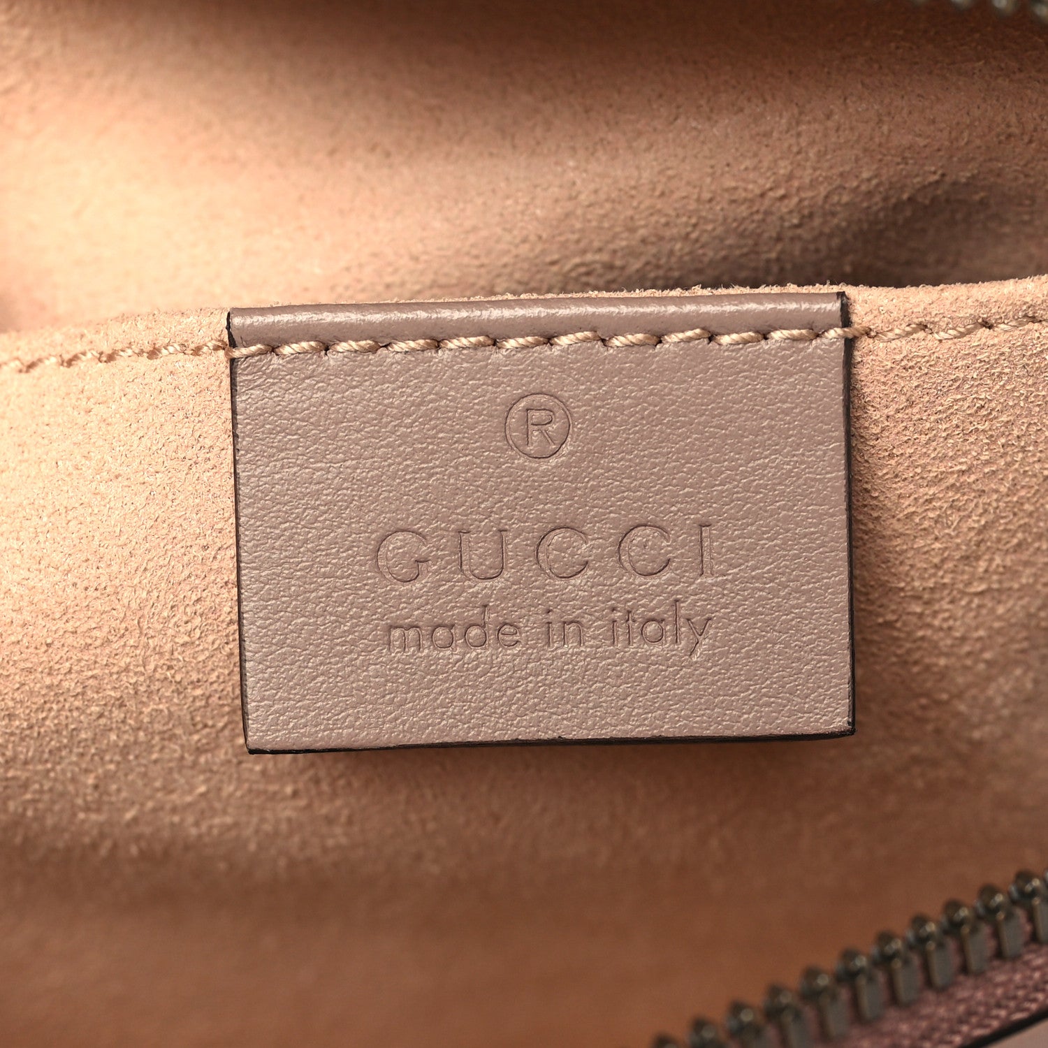 Gucci Calfskin Matelasse Small GG Marmont Chain Shoulder Bag Porcelain Rose 6 of 10