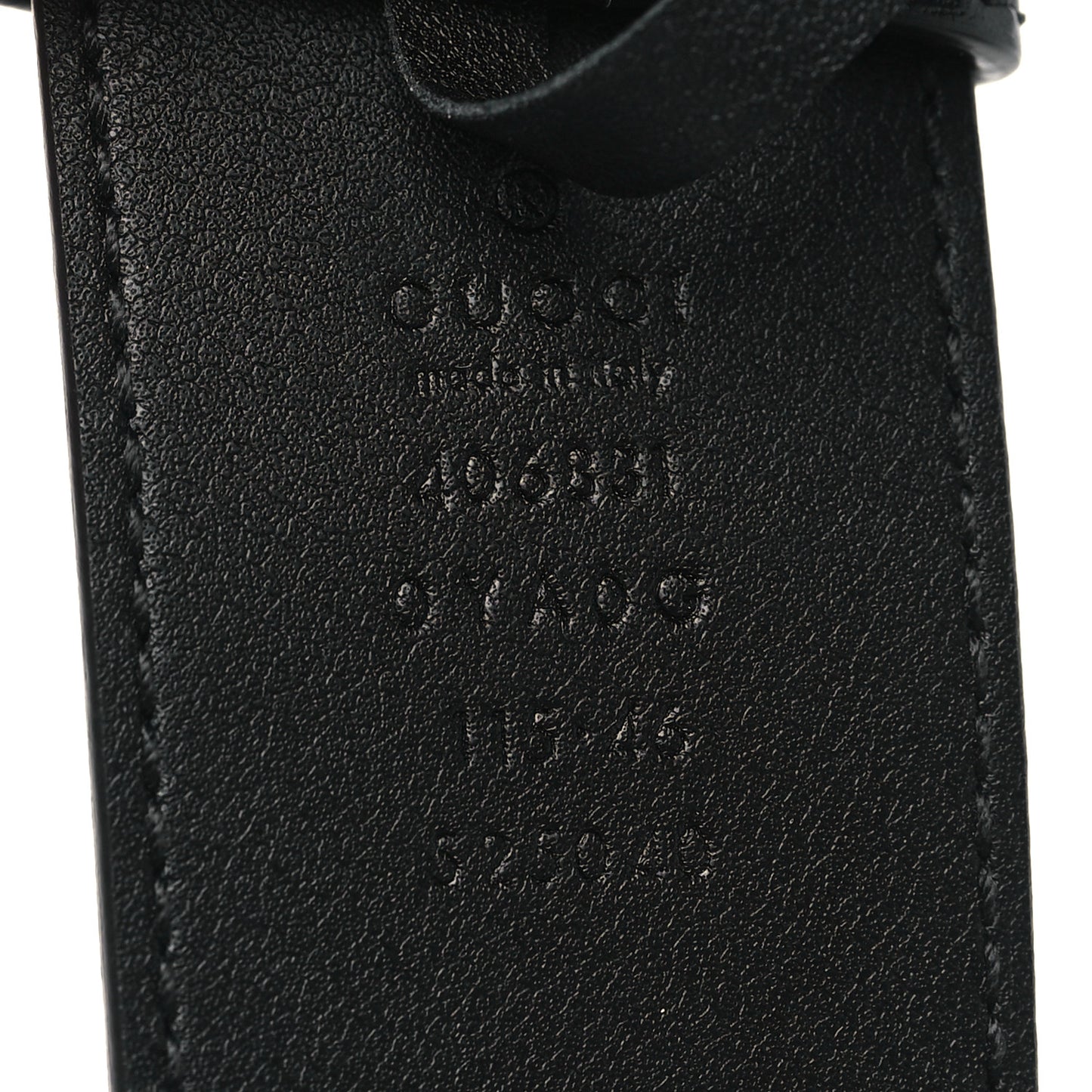 Calfskin Double G 40mm Belt 115 46 Black