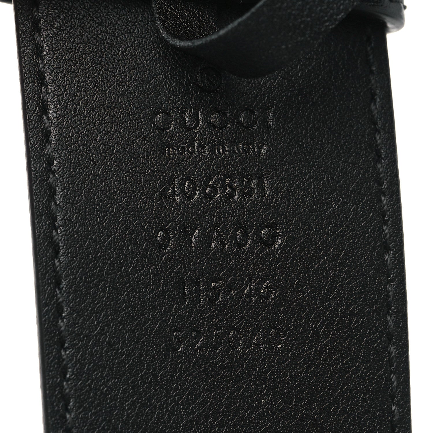 Gucci Calfskin Double G 40mm Belt 115 46 Black 4 of 6