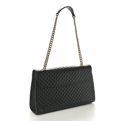 Gucci Microguccissima Medium Emily Chain Shoulder Bag Black 3 of 10