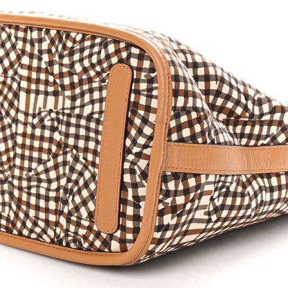 MCM Visetos Medium Liz Reversible Shopper Tote Cognac 14 of 15