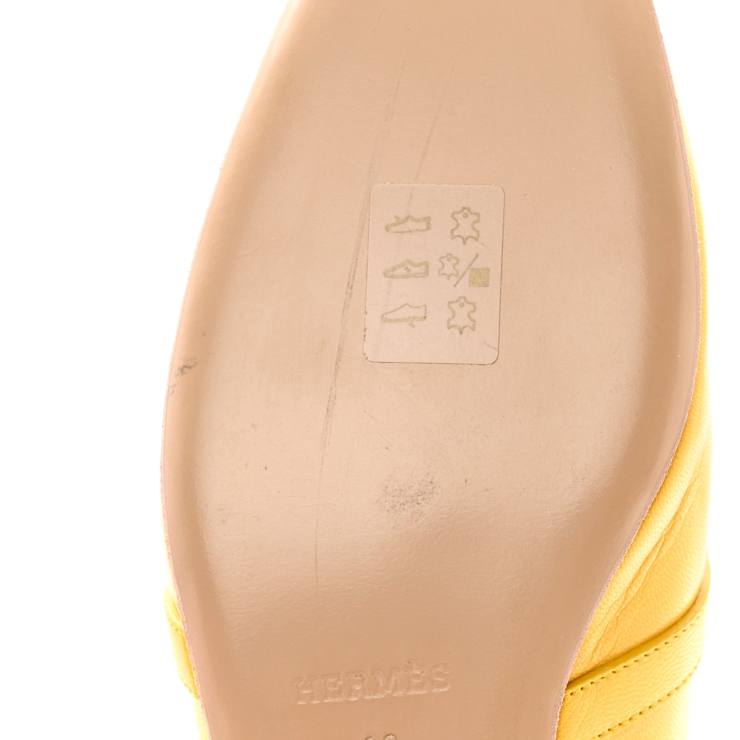 Goatskin Oz Mules 39 Jaune Sable