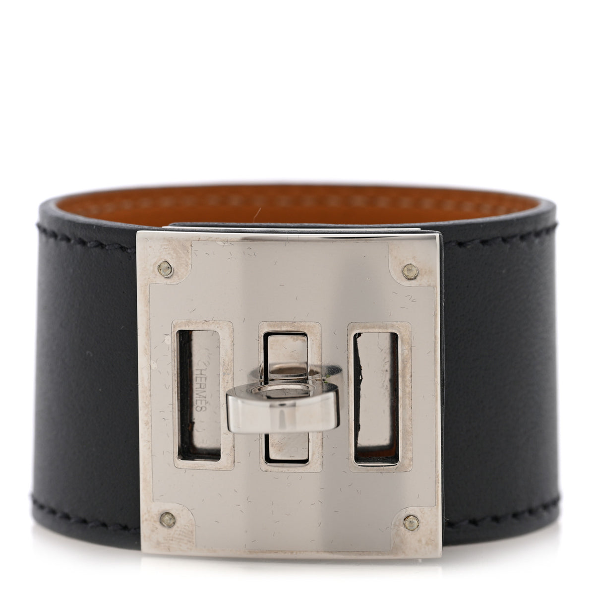 Hermes Box Kelly Dog Bracelet Black 1 of 6