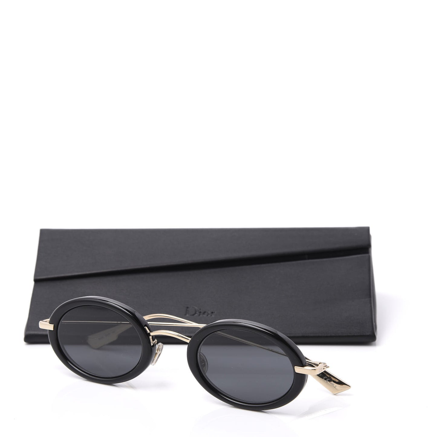Hypnotic Round Sunglasses Gold Gray