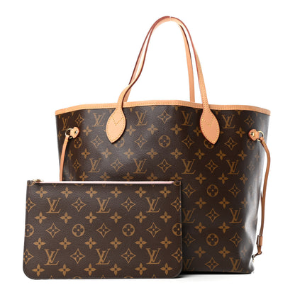 Louis Vuitton Monogram Neo Neverfull MM Rose Ballerine 1 of 4