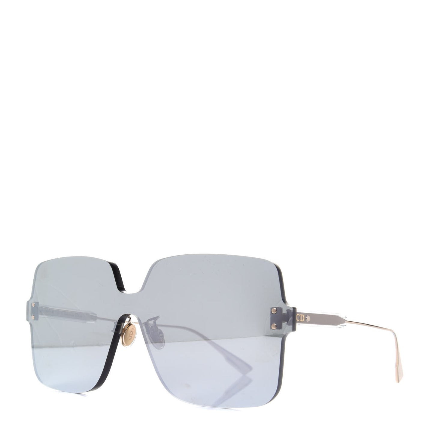 Mirrored Square Sunglasses Silver