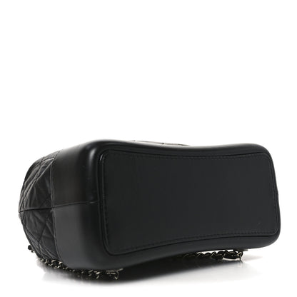 Chanel Aged Calfskin Quilted Small Gabrielle Backpack Black 4 of 10