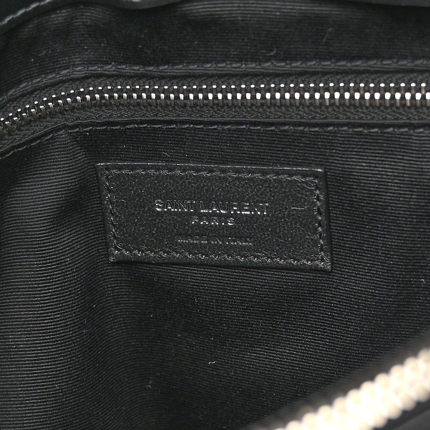 Saint Laurent Calfskin Y Quilted Monogram Medium Loulou Chain Satchel Black 6 of 10
