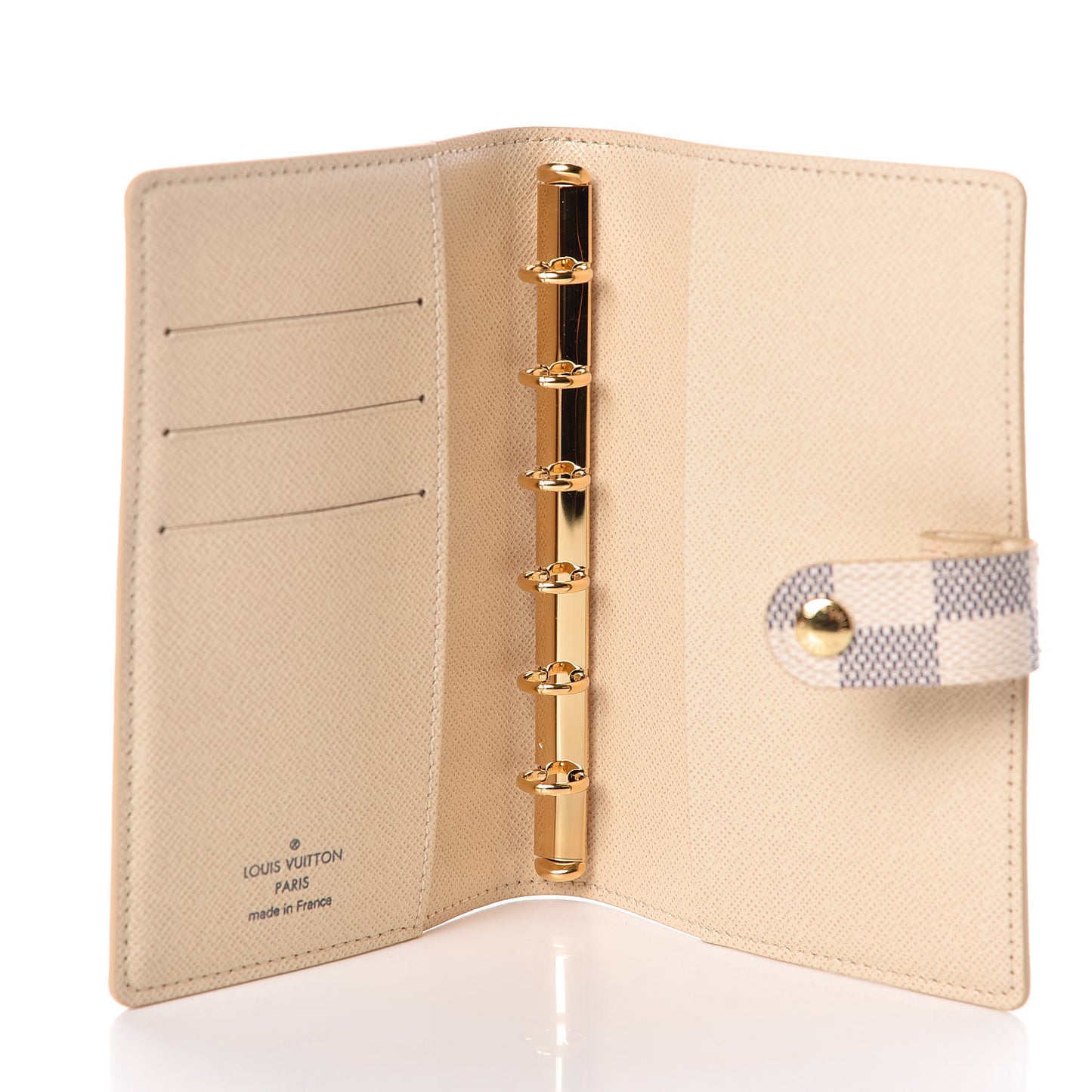 Damier Azur Small Ring Agenda Cover
