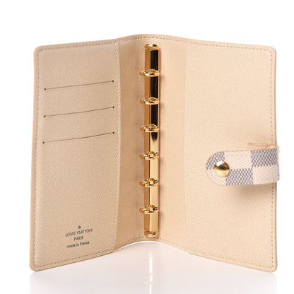 Louis Vuitton Damier Azur Small Ring Agenda Cover 5 of 6