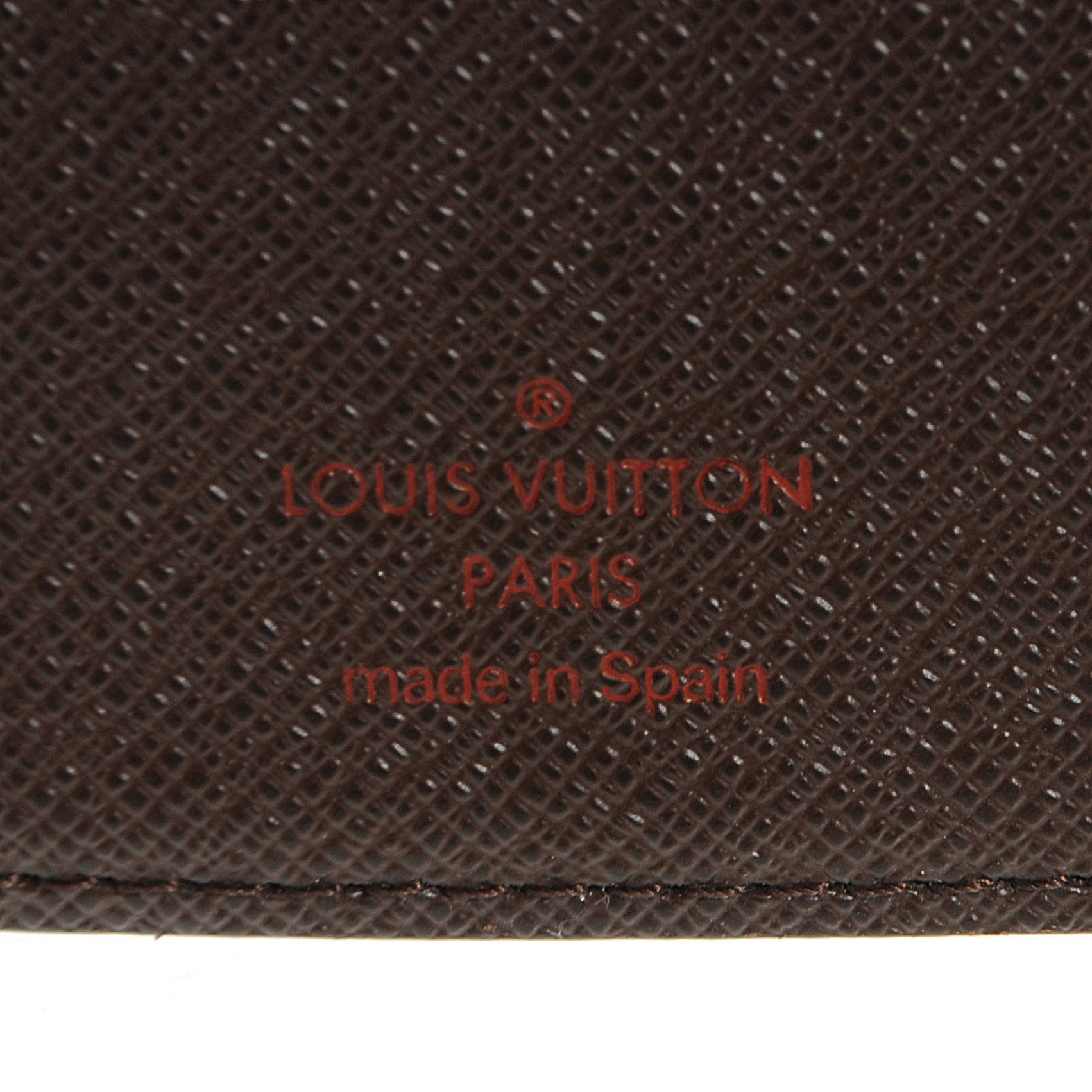 Louis Vuitton Damier Ebene Small Ring Agenda 7 of 8