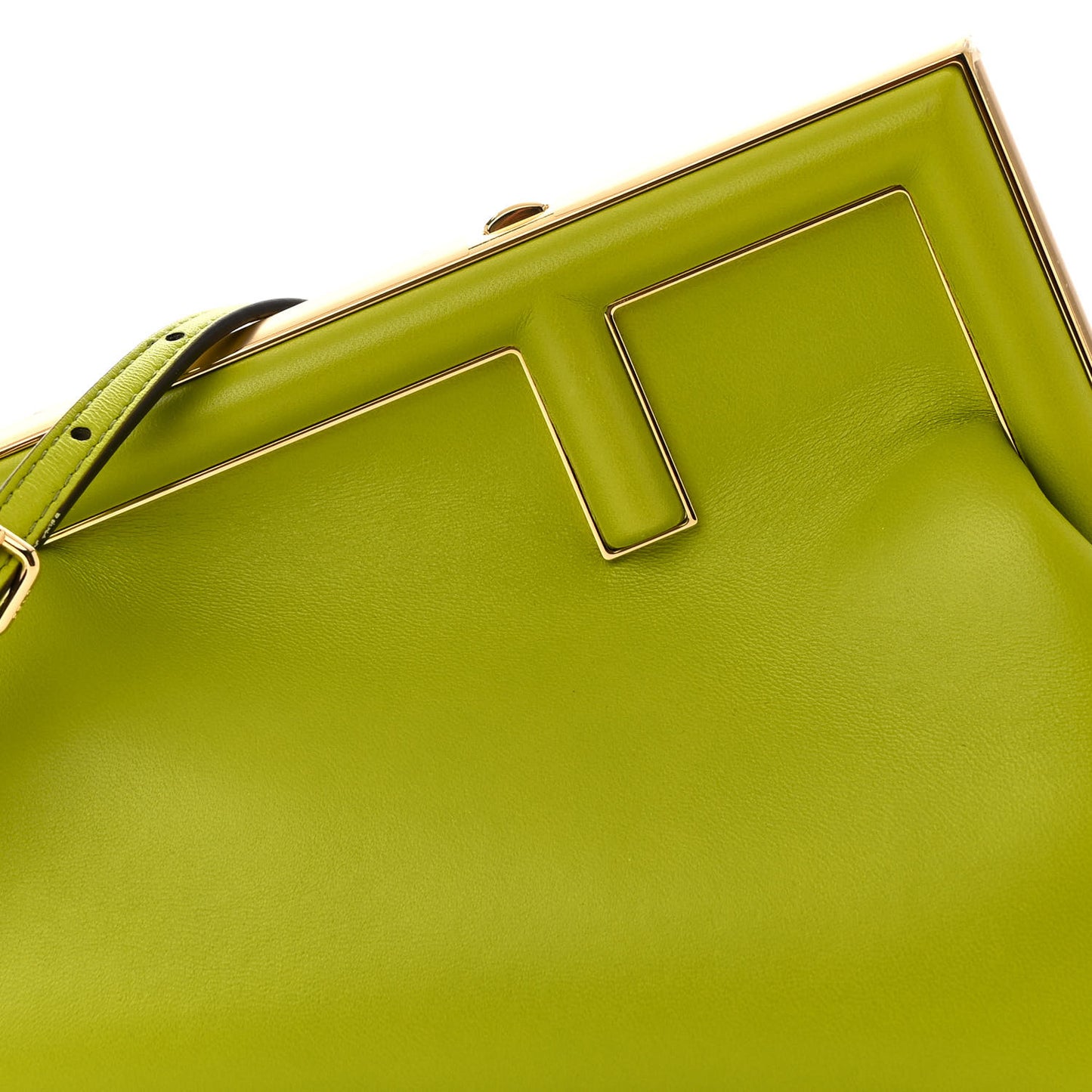 Shiny Nappa Small Fendi First Wasabi