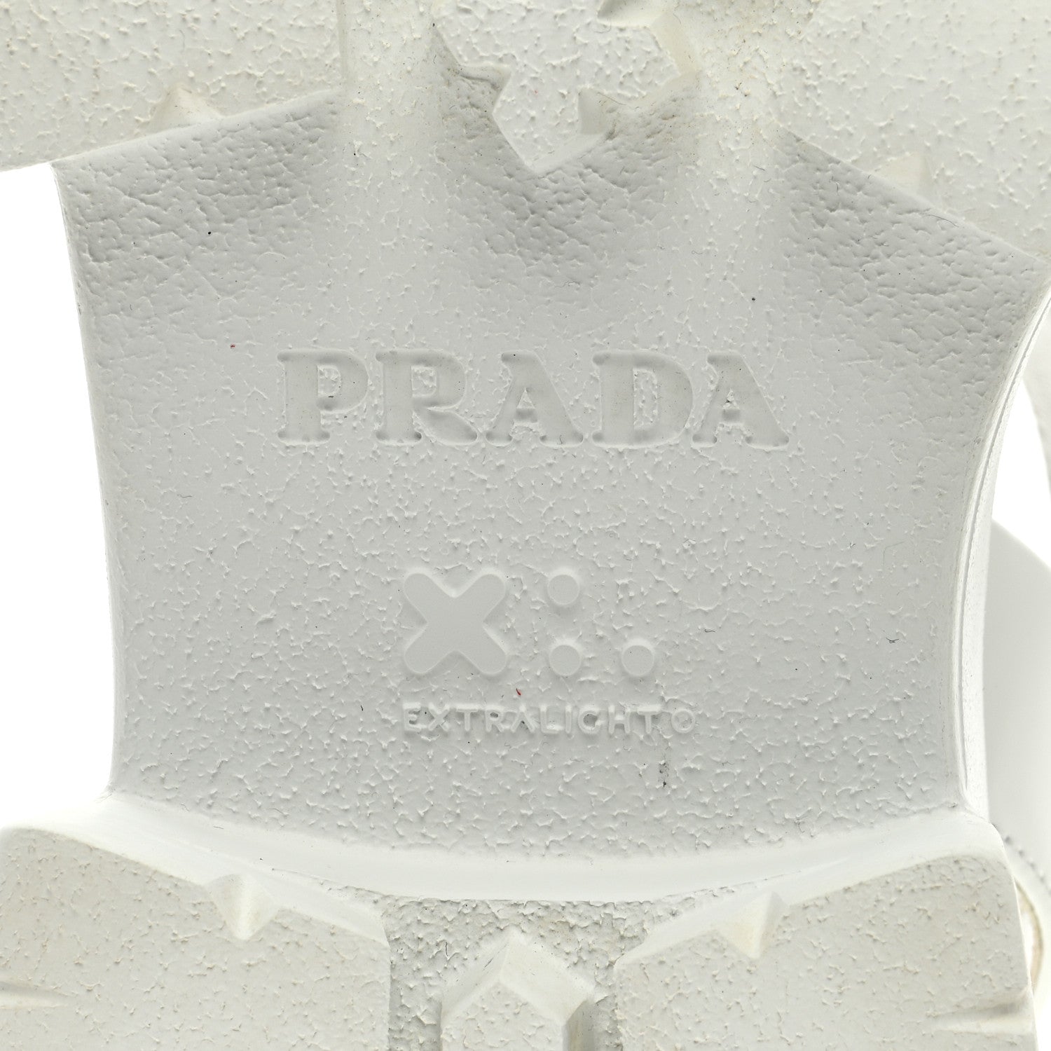 Prada Spazzolato Monolith 55mm Sandals 35 White 6 of 11