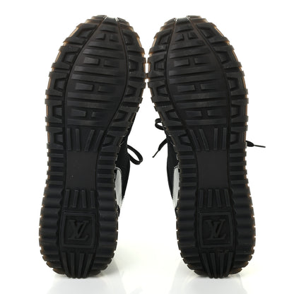 Louis Vuitton Suede Monogram Run Away Sneakers 37.5 Black 5 of 7