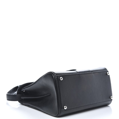 Delvaux Grained Calfskin Mini Brillant Satchel Black 4 of 9