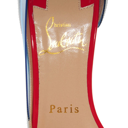Christian Louboutin Miss Rigidaine Pumps 35 Aquamarine White 7 of 7