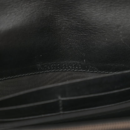 Gucci Calfskin Matelasse GG Marmont Chain Wallet Black 5 of 11