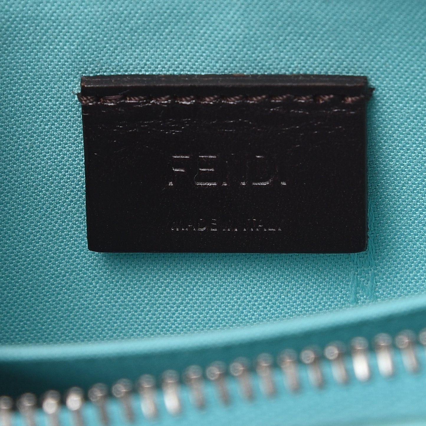 Vitello Flamingo Mini Zip Around Wallet Tiffany