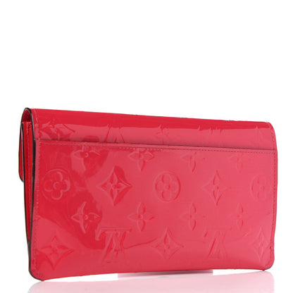 Louis Vuitton Vernis Jeanne Wallet Hot Pink 4 of 9