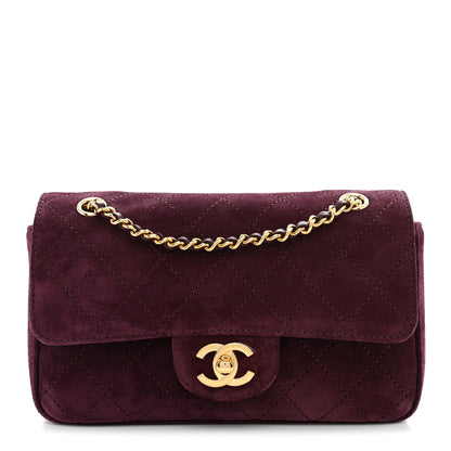 Chanel Suede Calfskin Mini Souplissimo Flap Burgundy 1 of 11