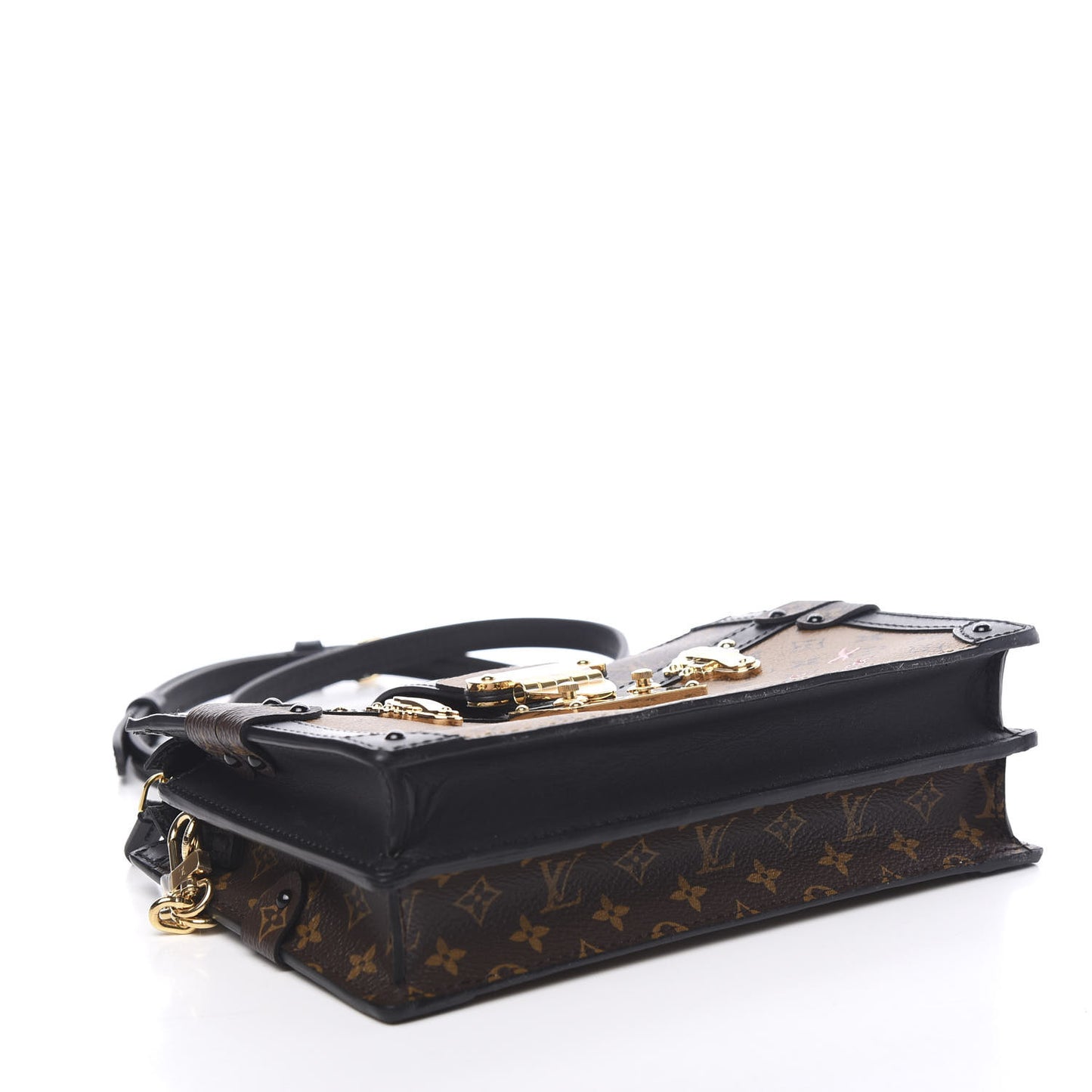 Reverse Monogram Trunk Clutch
