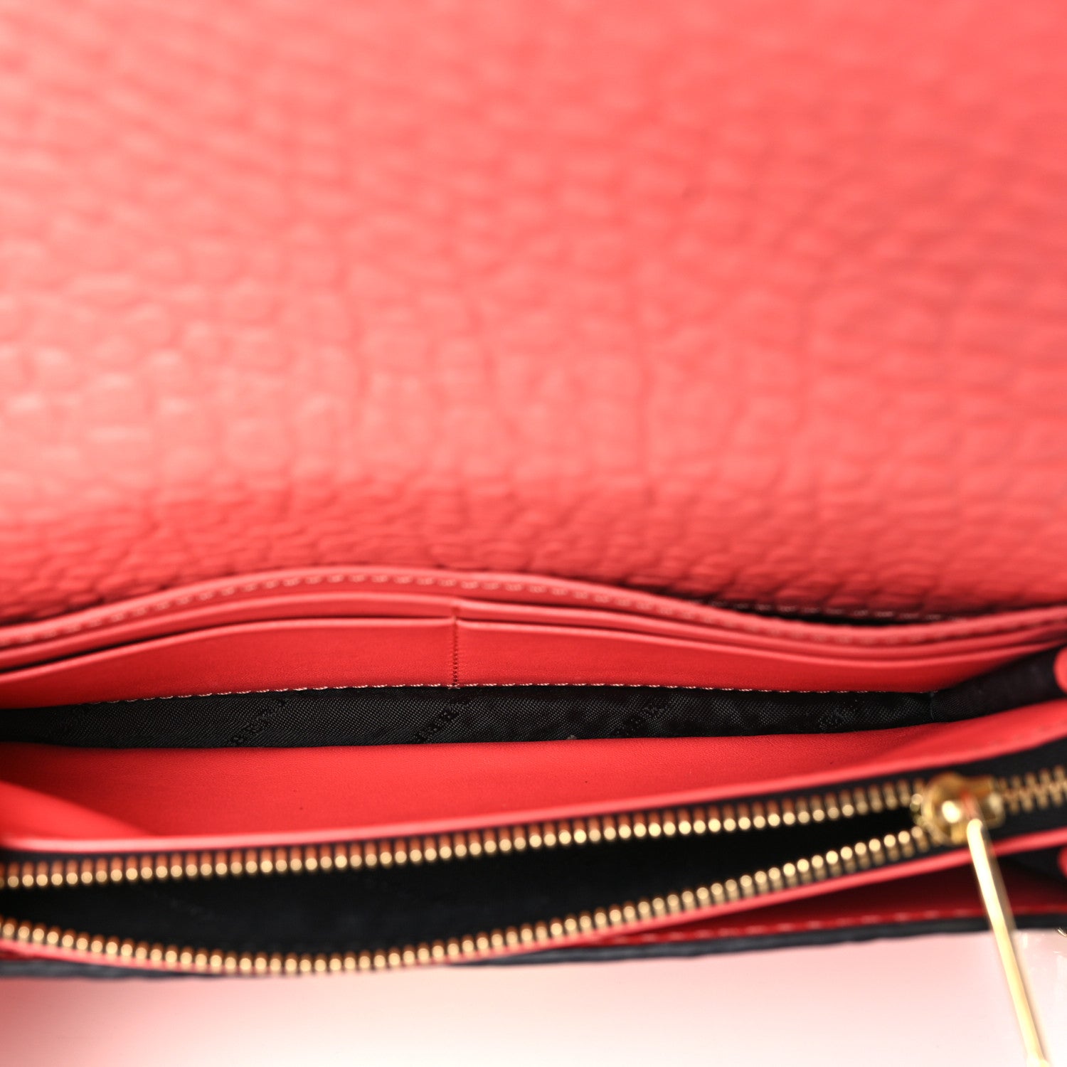 Burberry Signature Grain Small Madison Chain Clutch Orange 5 of 8