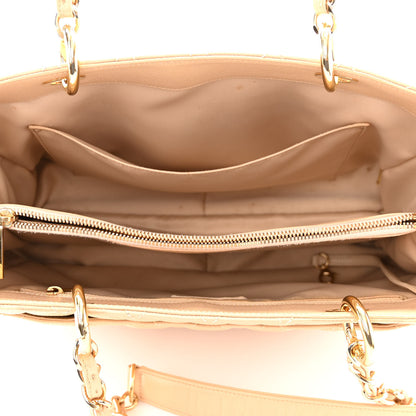 Chanel Caviar Quilted Grand Shopping Tote GST Beige Clair 5 of 13