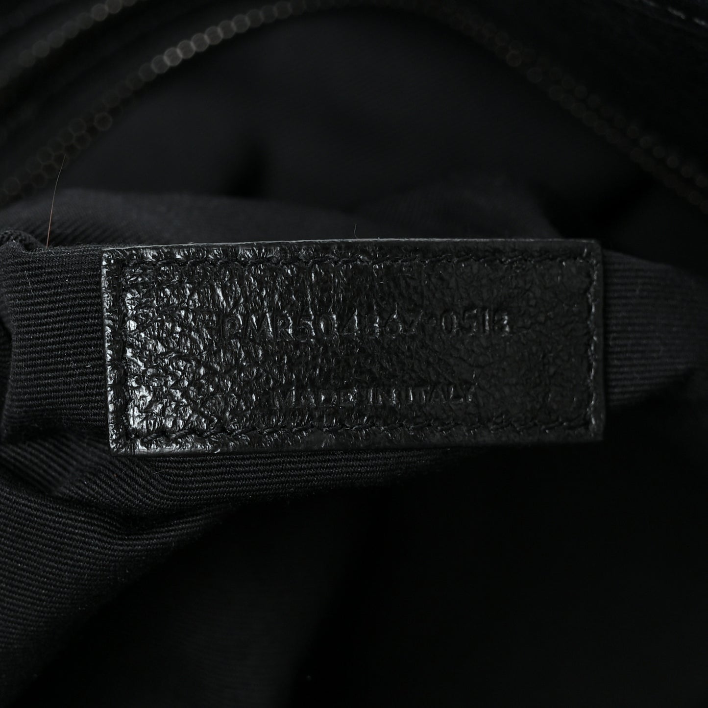 Crinkled Calfskin Matelasse Monogram Large Niki Shopping Tote Bag Black