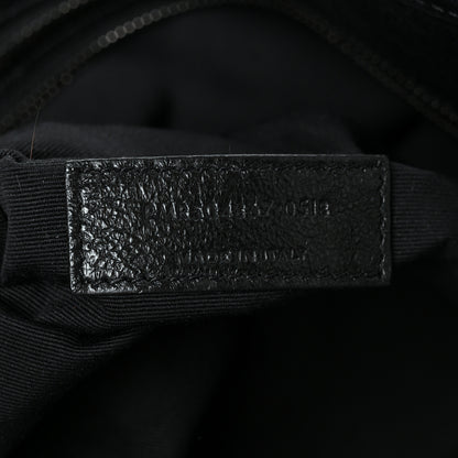 Saint Laurent Crinkled Calfskin Matelasse Monogram Large Niki Shopping Tote Bag Black 7 of 11