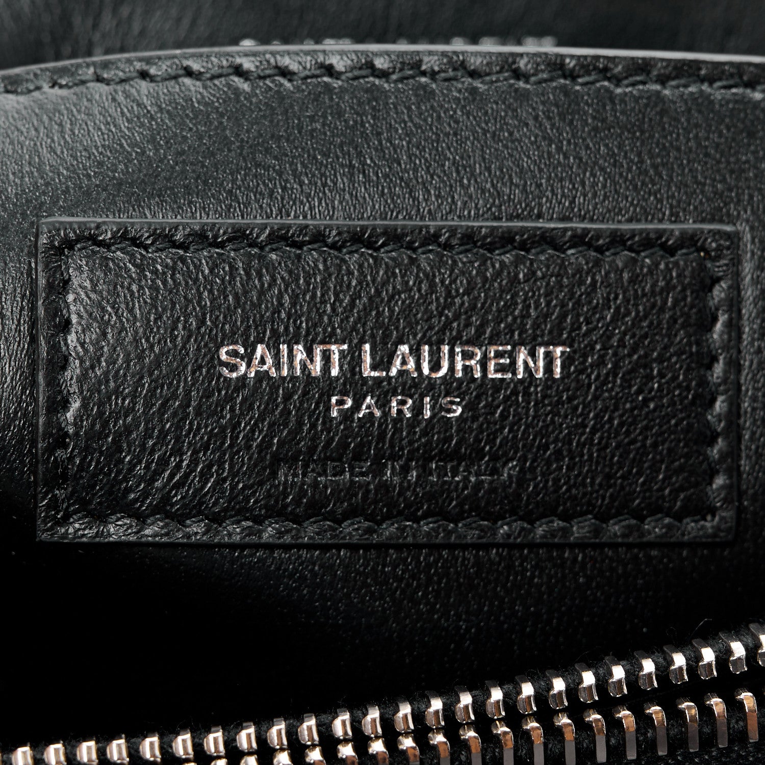 Saint Laurent Calfskin Y Quilted Monogram Small Loulou Chain Satchel Black 7 of 15