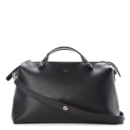 Fendi Vitello Dolce Large By The Way Boston Bag Black 1 of 10