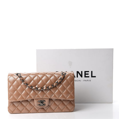 Chanel Pearly Caviar Quilted Medium Double Flap Pink 12 of 12