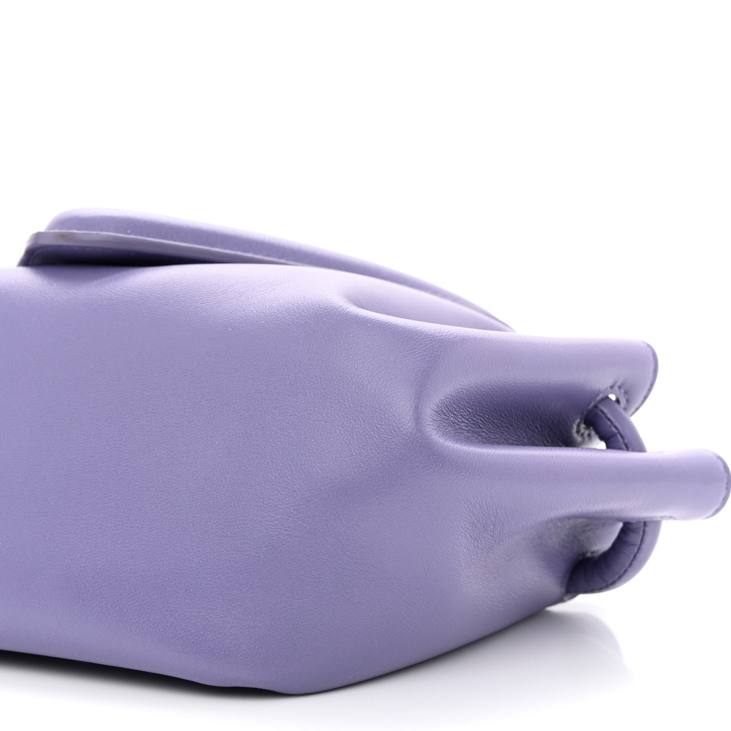 Bottega Veneta Lambskin Small Beak Triangle Flap Shoulder Bag Lavender 9 of 9