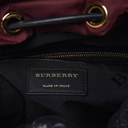 Burberry Nylon Large Rucksack Backpack Burgundy Red 6 of 7