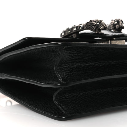 Gucci Dollar Calfskin Crystal Web Mini Dionysus Bamboo Top Handle Bag Black Diamond 9 of 11