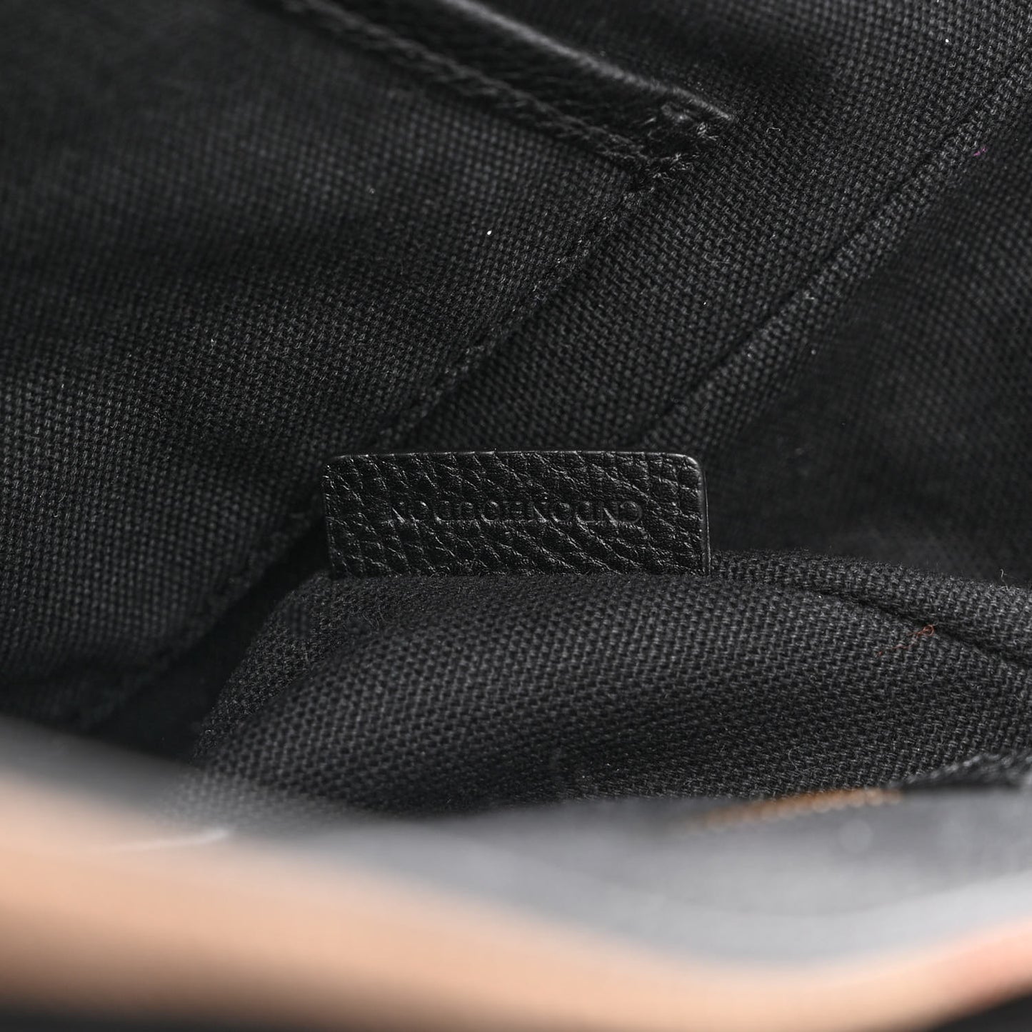 Canvas Mega Check Small Baildon Messenger Bag Black