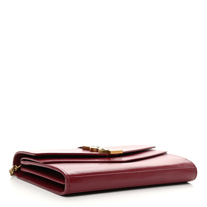Saint Laurent Smooth Calfskin Monogram Sulpice Chain Wallet Amaretto 4 of 11