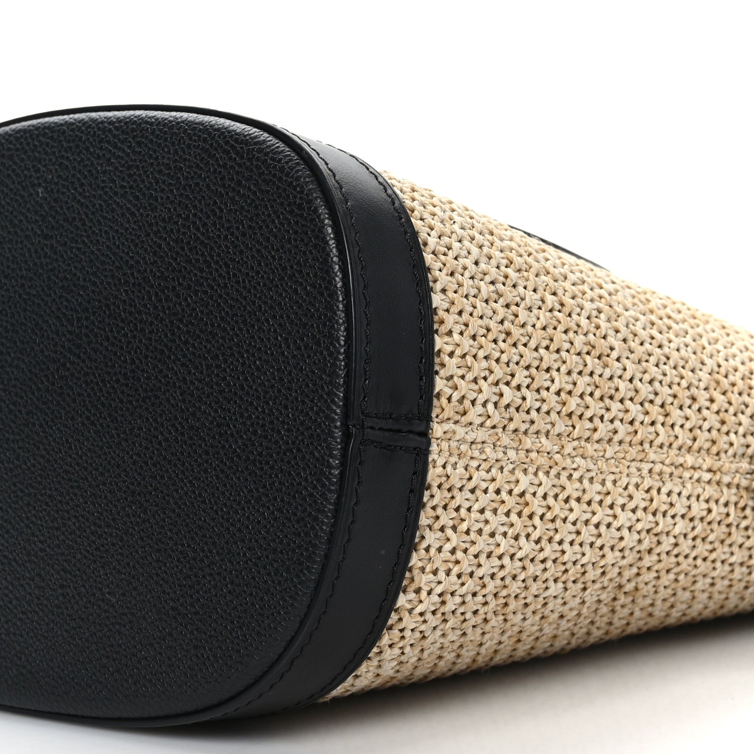 Louis Vuitton Raffia Petit Bucket Black 8 of 8