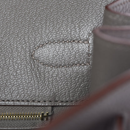 Hermes Togo Birkin 35 Etain 22 of 44