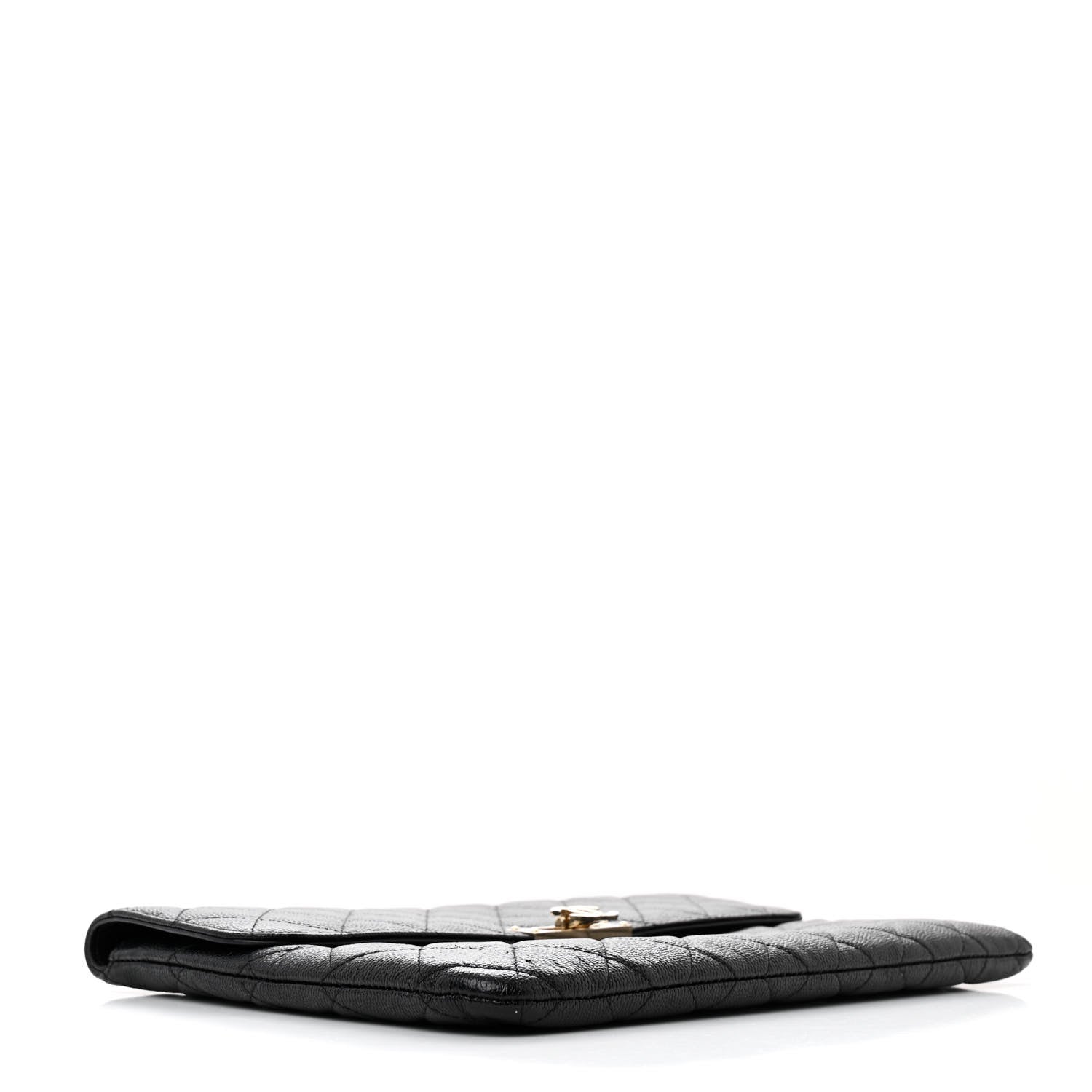 Chanel Caviar Quilted Medium Golden Class Pouch Black 4 of 10