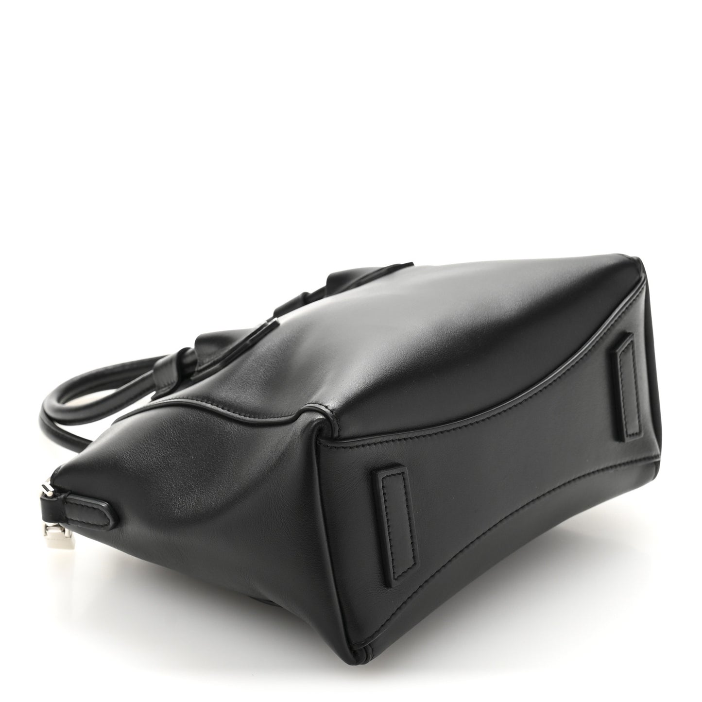Box Calfskin Mini Antigona Sport Top Handle Bag Black