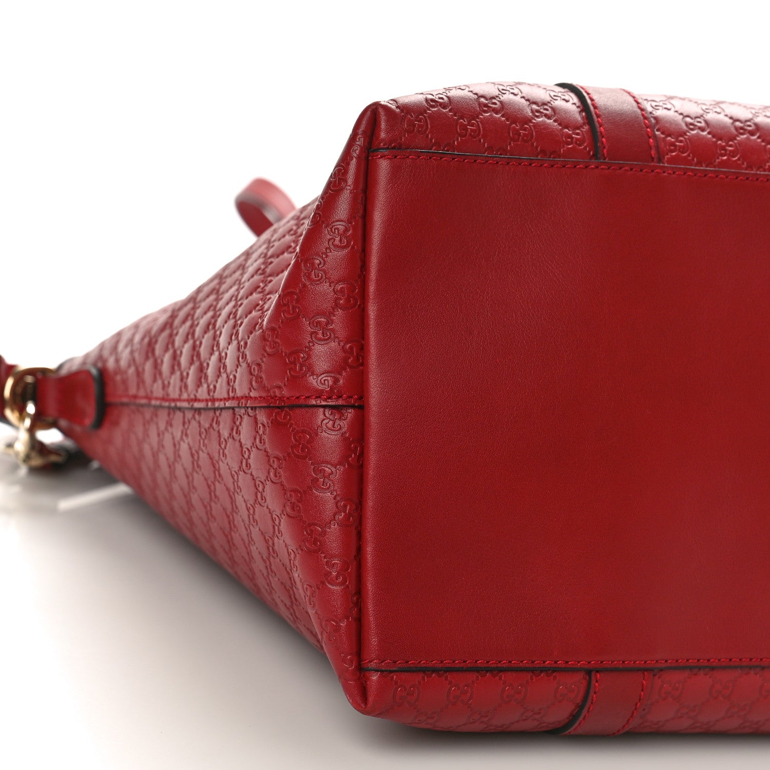 Gucci Soft Microguccissima Large Dome Satchel Red 8 of 9