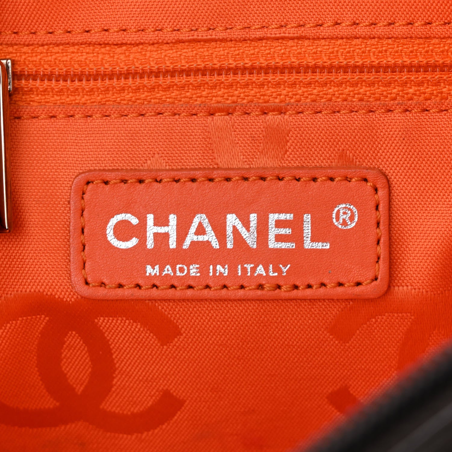 Chanel Calfskin Quilted Cambon Pochette Brown 6 of 11
