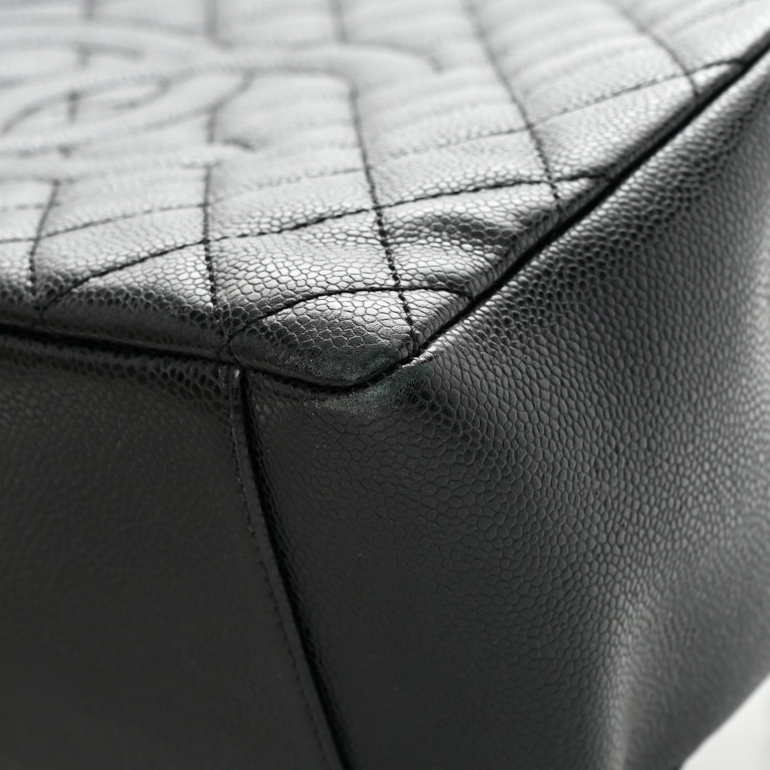 Chanel Caviar Quilted Grand Shopping Tote GST Black 10 of 15