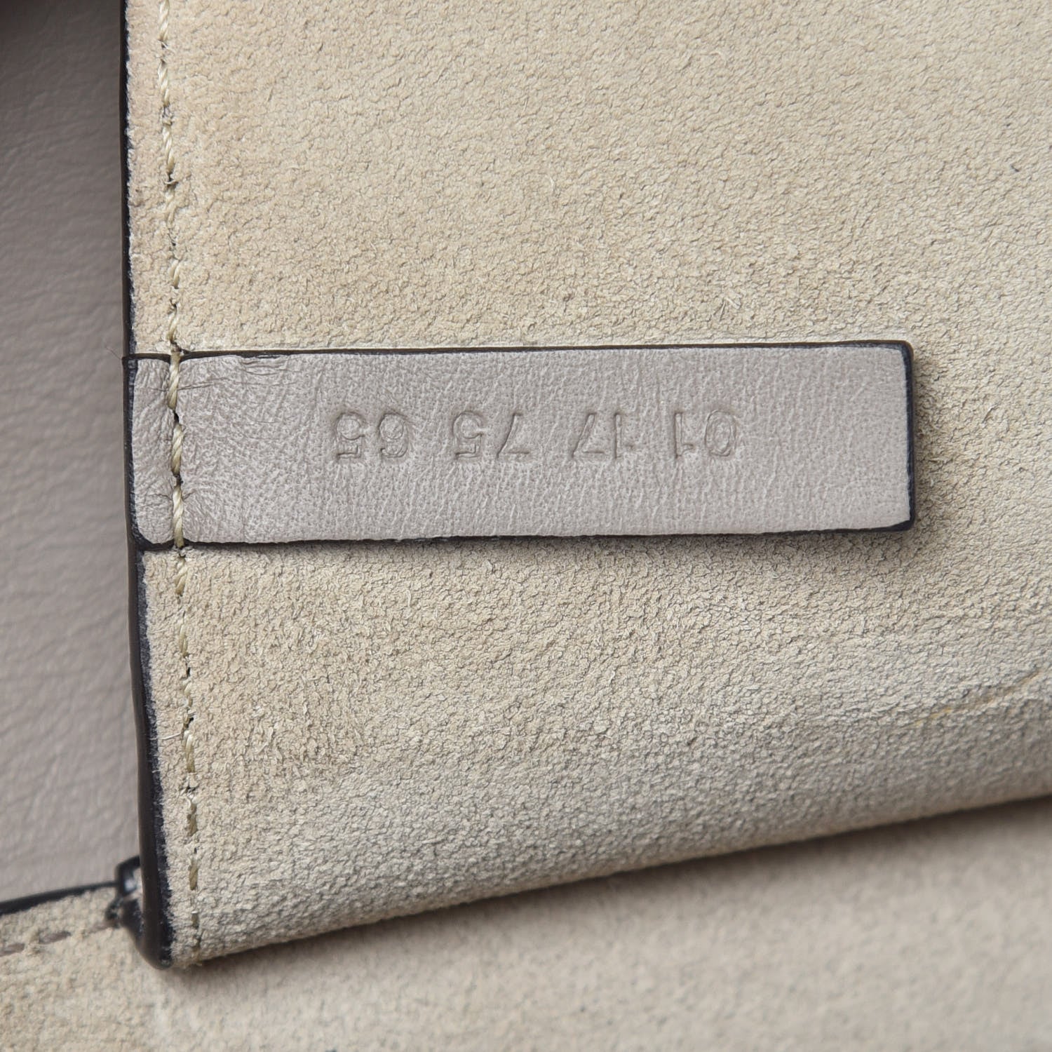 Chloe Suede Calfskin Mini Faye Shoulder Bag Motty Grey 7 of 11