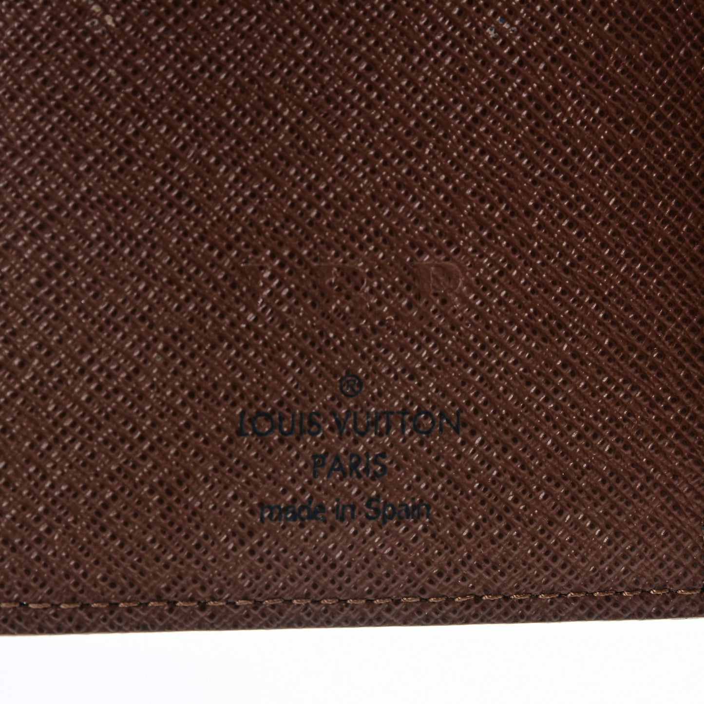 Monogram Pocket Agenda Cover