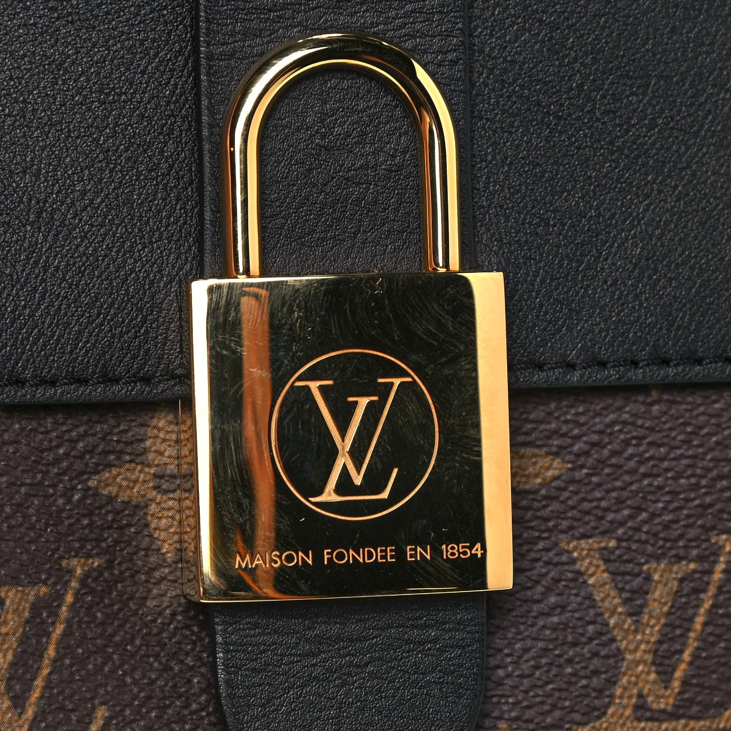 Louis Vuitton Monogram Locky BB Black 13 of 14